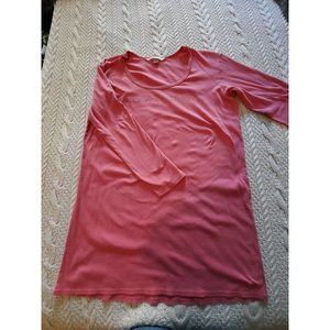 VS Coral Pink Rhinestone Night shirt gown M